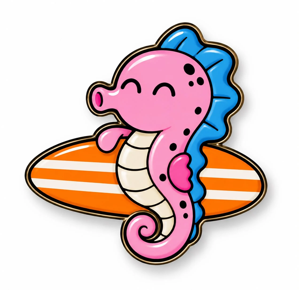 Caballito de Mar Surf Pin 23 - Imagen 1