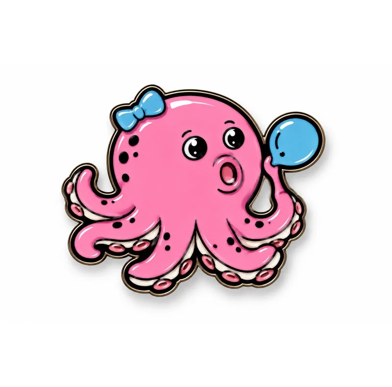 Pin 22 — Pulpo Rosa Pin 22 - Imagen 1